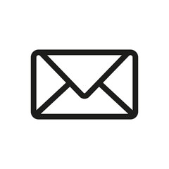 Email Icon Vector Fat Design Editable Stroke. 512x512 Pixel Perfect.