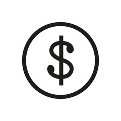 Money Icon Vector Fat Design Editable Stroke. 512x512 Pixel Perfect.