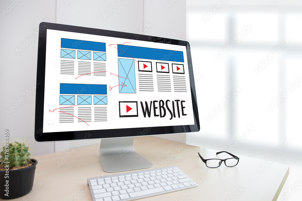 Poster web design layout sketch drawing software media www and graphic layout website development project