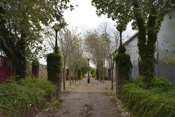 Road towards one of the Manchester canals