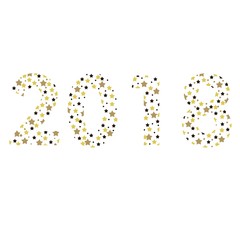 Lettering Happy New Year 2018