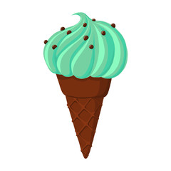 vector ice cream