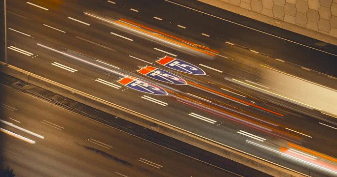 Interstate 75 at night