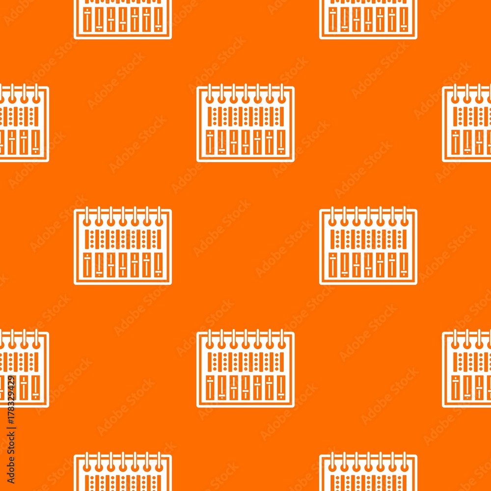 Poster music equalizer console pattern seamless