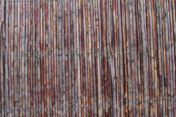 mat of thin wire twigs of willow - very interesting background