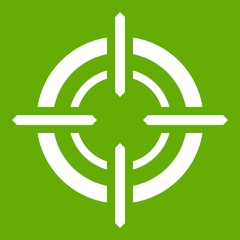 Target icon green
