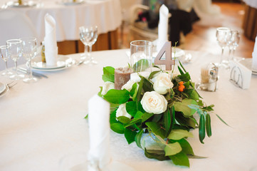 wedding banquet in a restaurant
