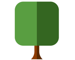 Green tree vector illustration