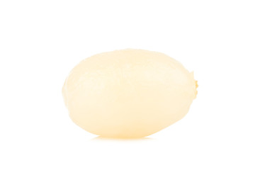 rambutan peeled isolated on white background