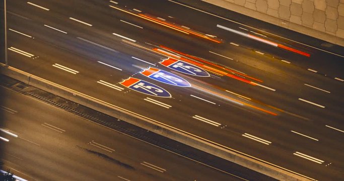 Interstate 75 at night