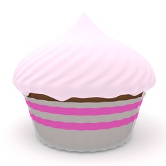 Easter cake, 3d render, 3d illustration