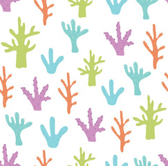 Fototapeta premium Coral pattern