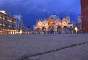 Fototapeta na wymiar San Marco Square in the night