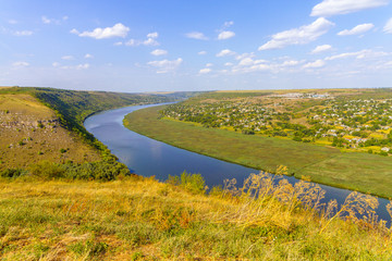 The Dniester River, Moldova, Tipova September 2017 On the opposite Bank - Transnistria