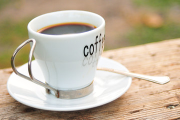 Cup of morning coffee