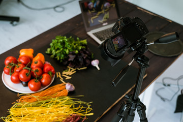 food photography photo studio art blog advertisment concept