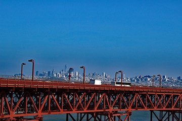 Golden Gate Bridge with San Francisco