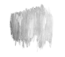 Light silver brushstrokes banner. Acrylic background