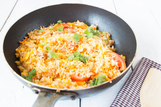 homemade fried rice