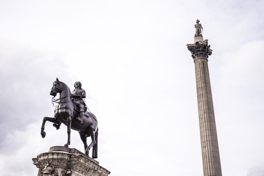 ジョージ4世　像　トラファルガー広場