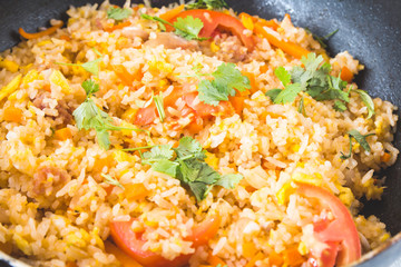 homemade fried rice