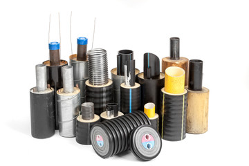 Several pipes with isolation