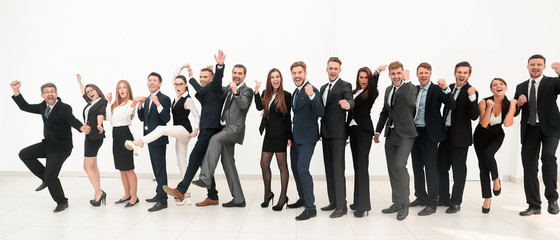 Obraz premium leader with creative business team
