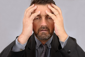 Homme déprimé