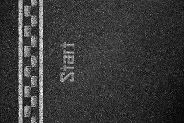 Asphalt background texture with some fine grain with road