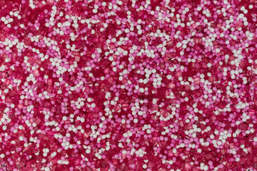 Zuckerkristalle Backdekor Makro Detail Hintergrund