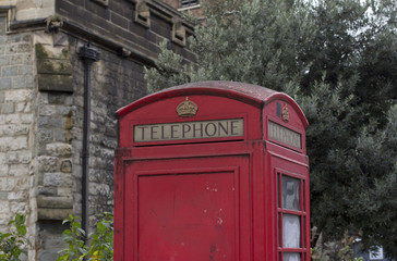 Obraz premium Red phone box