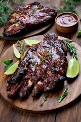 Barbecue pork ribs