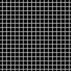 Seamless optical illusion - black squares with dots appearing and disappearing