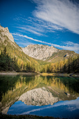 Fototapeta jezioro w górach - Grüner See obraz