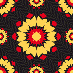 Ornament pattern vector tile