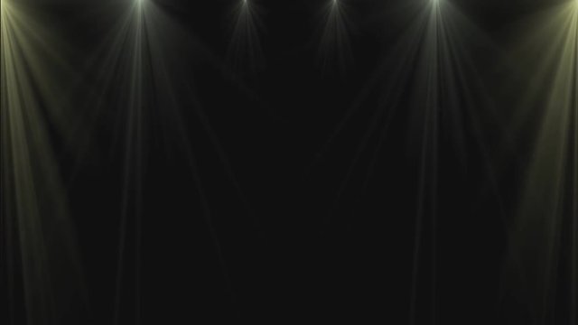 spotlights lighting flare animation on a dark background, abstract