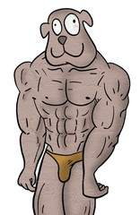 strong dog
