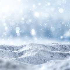 Fototapeta na wymiar snow background and winter time 