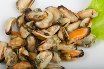 Pickled mussels