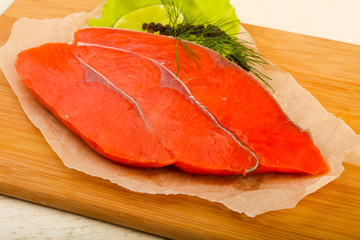 Salted salmon