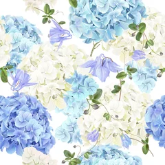  Hidrangea blauw patroon © purplebird