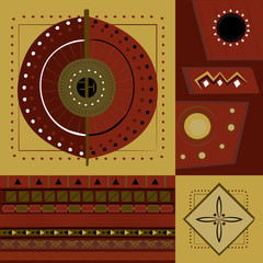 ethnic African ornaments
