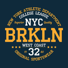 New York, Brooklyn, abbreviated 