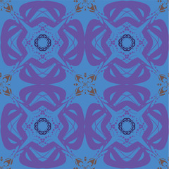 Seamless abstract floral pattern,mandala pattern