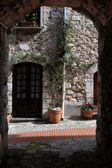 Fototapeta premium La Turbie ラチュルビの風景