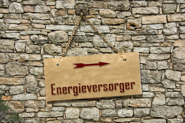 Schild 235 - Energieversorger