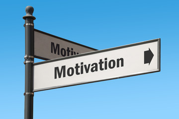 Fototapeta premium Schild 175 - Motivation