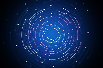 Digital blue background