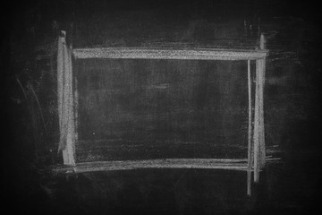 frame blank chalkboard for background