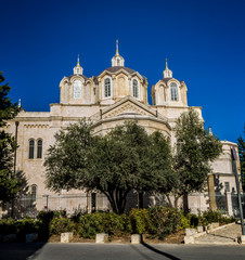 The Holy Trinity Cathedral in Jerusalem, Israel